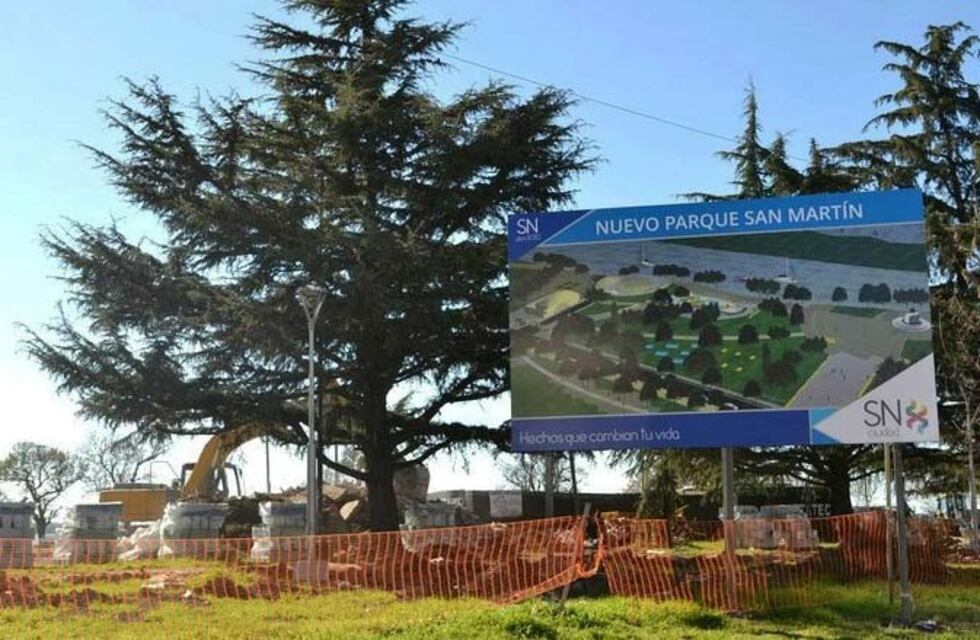 Habrá cortes de calles este martes por obras en el Parque San Martín