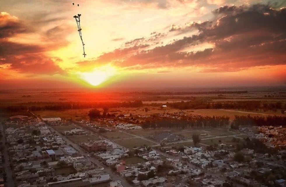La foto del rosario de la Virgen de la Merced de Arroyito es viral