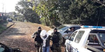 Capturaron al contacto local de la banda que atacó la Unidad Penal II de Oberá\u002E (Foto: Policía de Misiones)