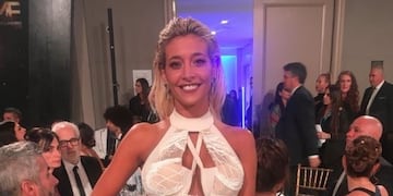 Sol Pérez y su vestido en los MF2018