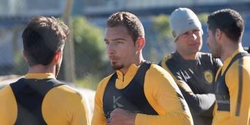 Marco Ruben se pierde el partido ante Talleres\u002E (Prensa Rosario Central)