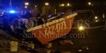 El siniestro se produjo en inmediaciones de Belgrano y San Luis\u002E (Policiales San Nicolás)