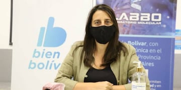 Fernanda Colombo, secretaria de Gobierno de Bolívar\u002E (Foto: Municipalidad de Bolívar)