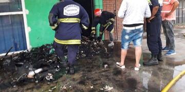 Incendio en un mini service de La Cocha, Tucumán\u002E