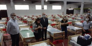 Recorrida centro de aislamientos del Club 9 de Julio y Atlético de Rafaela