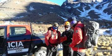 Hallaron al andinista perdido en Las Cuevas