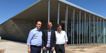 El ministro de Transporte de la Nación estuvo en la ciudad de Santa Fe este jueves\u002E (@SantaFeCiudad)