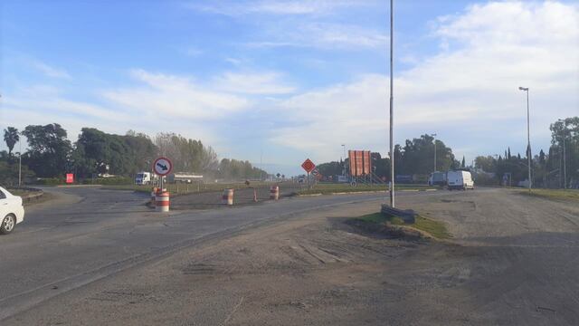 Obras en el ingreso a Sunchales obligan a un desvío