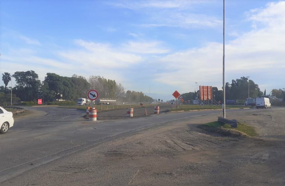 Autopista de la 34: desvío en el acceso a Sunchales