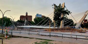 Nuevo puente peatonal de Vila Carlos Paz\u002E