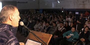 Schiaretti, en el acto en Villa El Libertador.