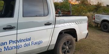 Los incendios en Traslasierra siguen activos pero mejoraron las condiciones climáticas\u002E
