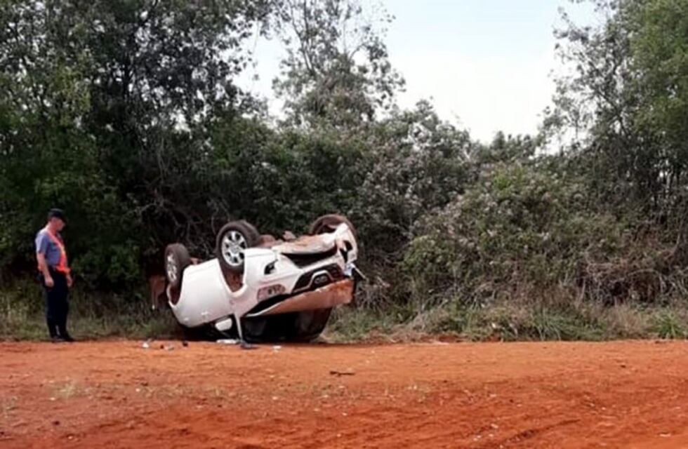 Vuelco fatal en la Ruta 5 entre Oberá y Alvear