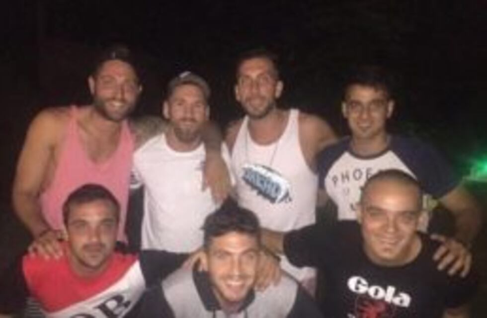 Messi se reunió con sus amigos de la infancia en vísperas de la Navidad