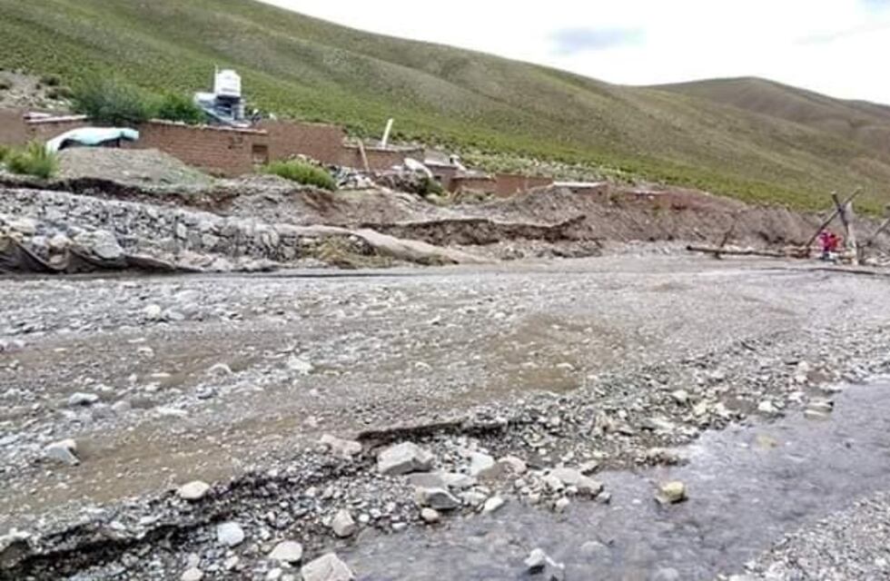 Ruta 40, intransitable por crecida de ríos y arroyos en la Puna jujeña