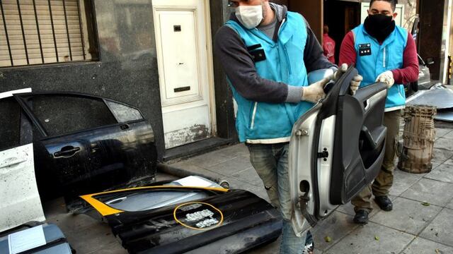 La Policía de la Ciudad incautó autopartes ilegales (GCBA)