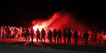 Simulación desembarco “Operación Rosario” en Rio Grande