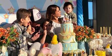 La tierna foto que subió Antonela Roccuzzo del pequeño Ciro Messi (Instagram: @antonelaroccuzzo)