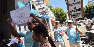 Manifestación en La Plata\u002E