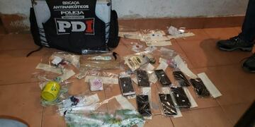 Múltiples allanamientos por drogas con varios detenidos en zona sur (Prensa Ministerio de Seguridad)