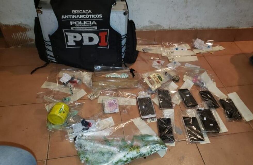 Megaoperativo antidroga en zona sur, con varios detenidos y secuestro de armas
