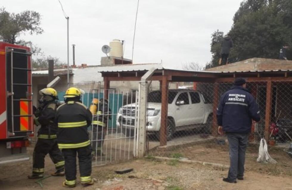 Anisacate: se incendió una vivienda en Barrio Los Chañaritos