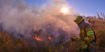 Incendio en Las Higueras, Río Cuarto