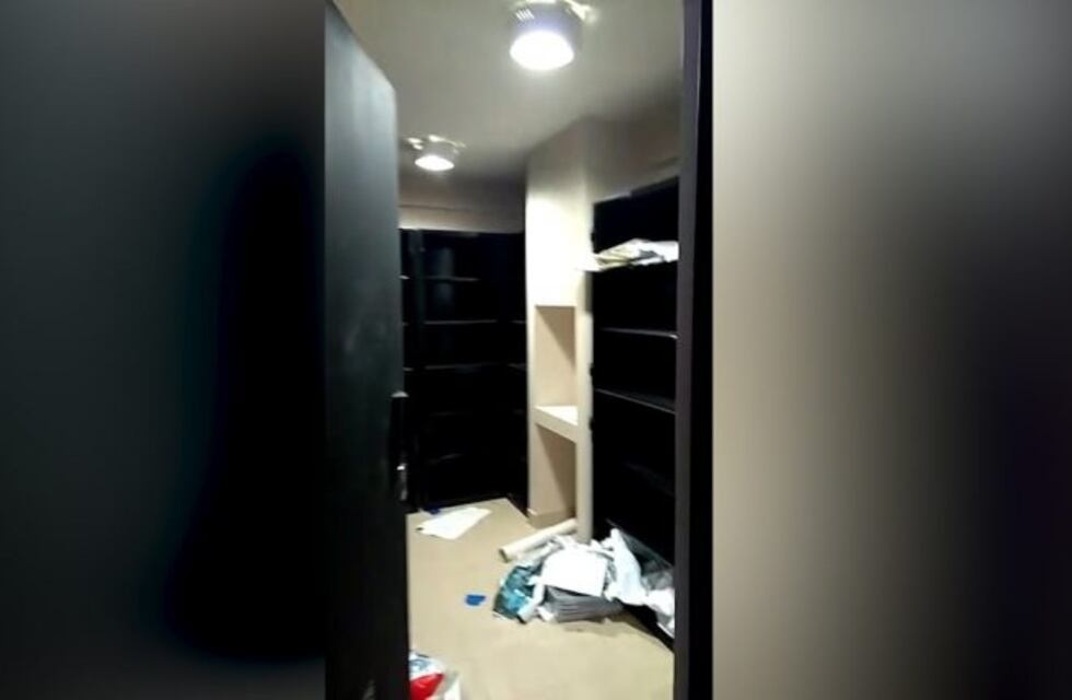 Así es la bóveda que encontraron en una propiedad de la familia Kirchner