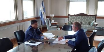 Primer encuentro en Buenos Aires entre Daniel Arroyo y Adán Gaya\u002E