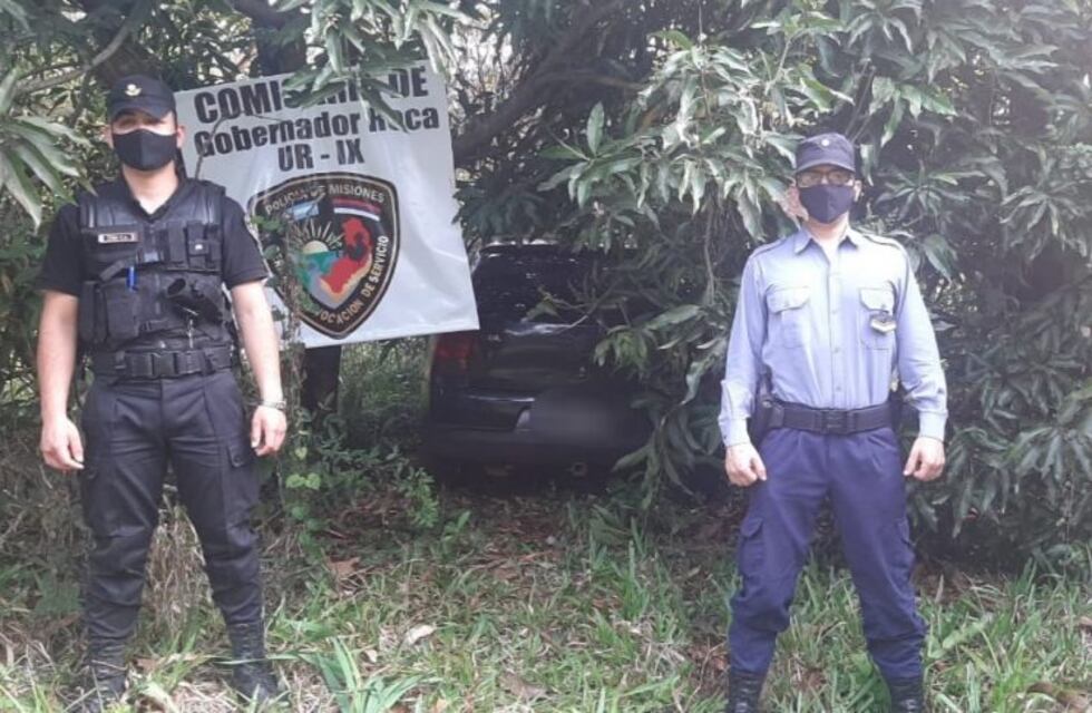 Recuperaron en Gobernador Roca un automóvil que fue robado en San Vicente