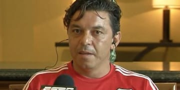 Marcelo Gallardo no quiere pensar en una posible salida de River\u002E