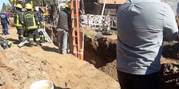 Dos operarios murieron sepultados\u002E