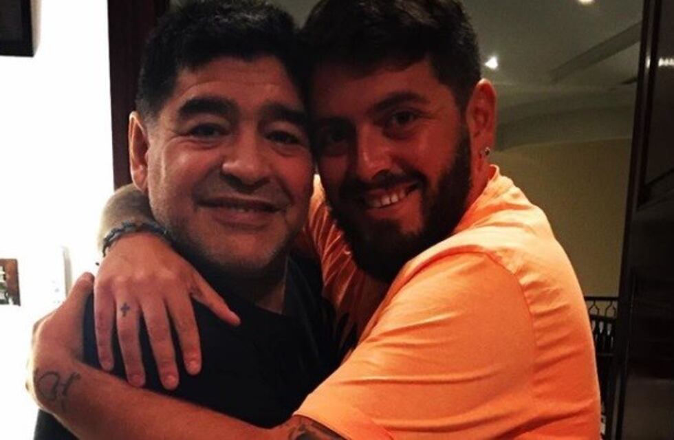 Diego Maradona compartió una foto de su nieto con un reflexivo mensaje