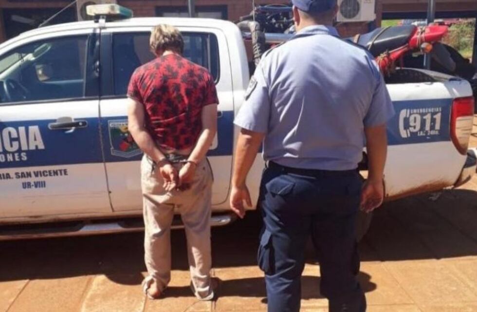 Atacó a machetazos a su vecino y terminó detenido