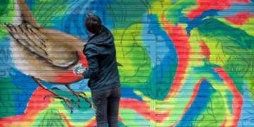 Intervenciones artísticas en persianas de Rosario