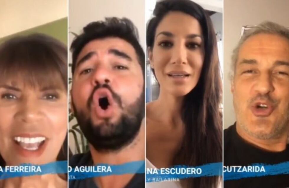 El insólito video de los famosos argentinos cantando "Imagine" contra el coronavirus
