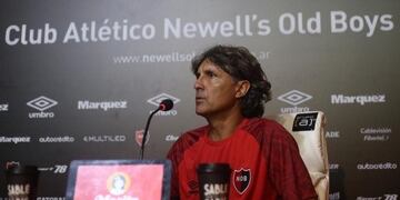 El director técnico de Newell’s brindó una conferencia de prensa en la previa del partido con Boca\u002E