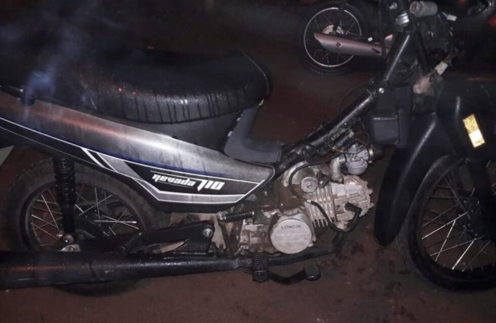 La Policía halló una motocicleta que había sido robada en Alta Gracia