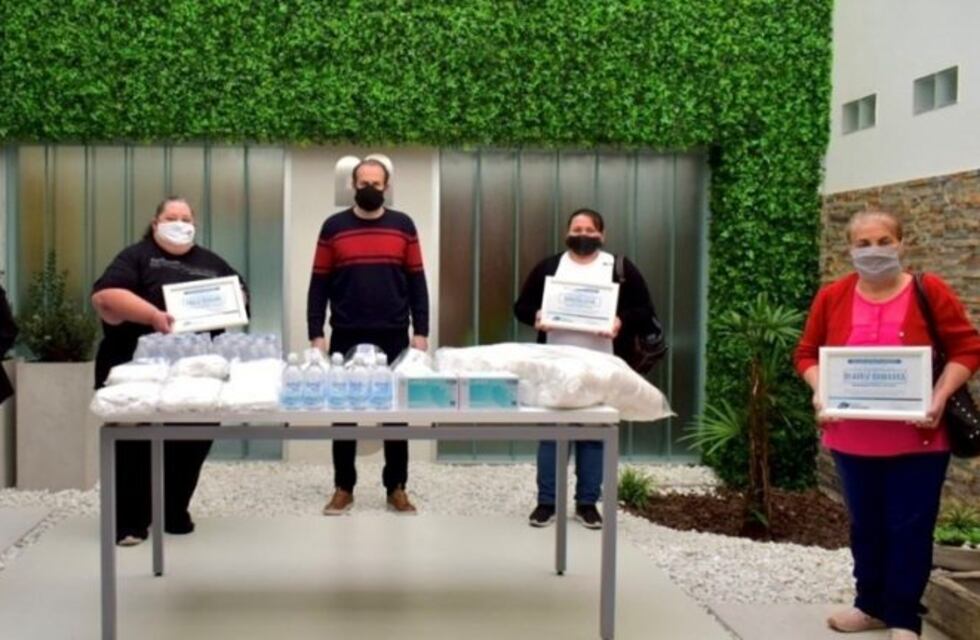 El puerto donó elementos de protección a comedores y merenderos