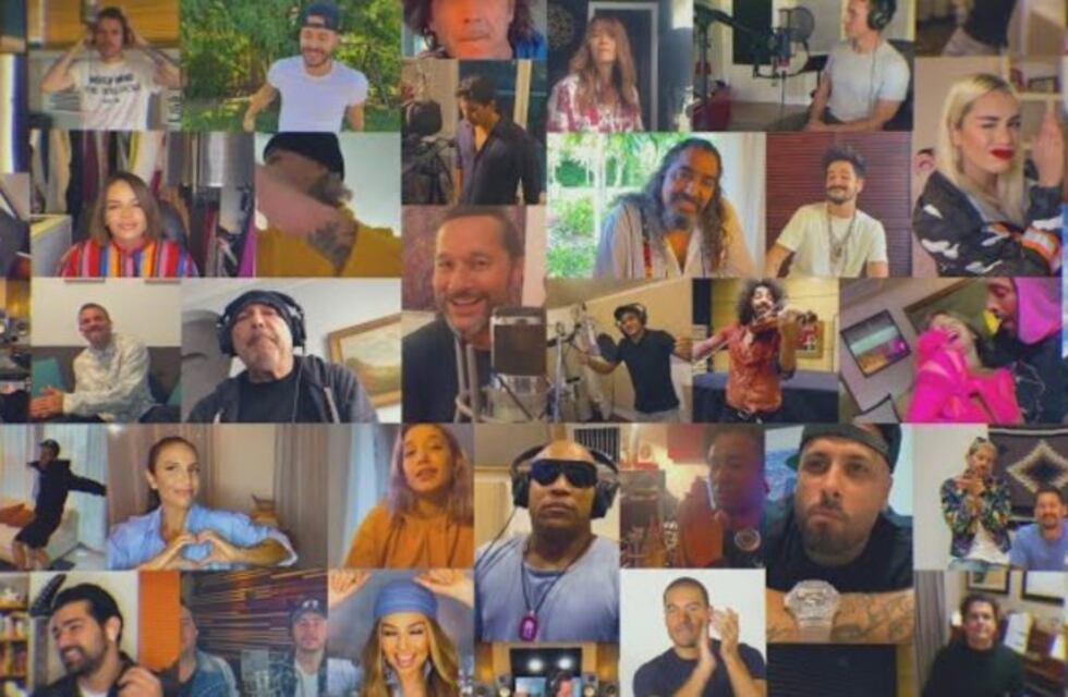 Más de 30 artistas se sumaron a la lucha contra el coronavirus interpretando una nueva versión de "Color esperanza"