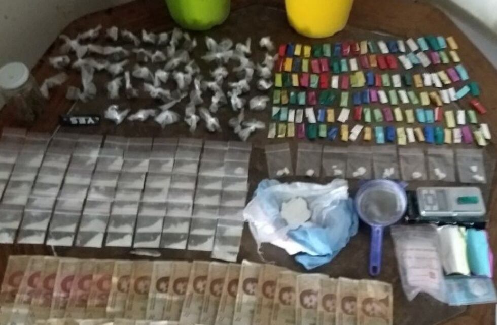 Desbarataron un kiosco de drogas en una casa de Las Heras