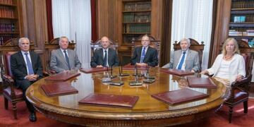 La Corte Suprema de Justicia de la provincia de Buenos Aires\u002E (Foto: Clarín)