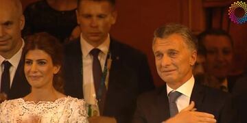 Macri se emocionó (Web)