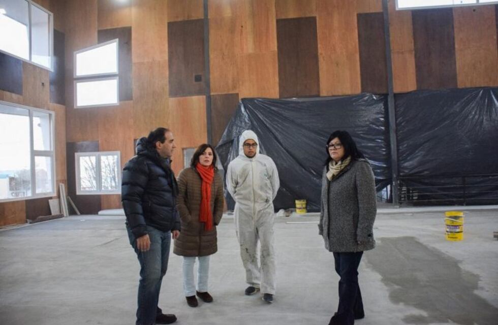 Está en su tramo final la obra del nuevo gimnasio de la escuela N° 31