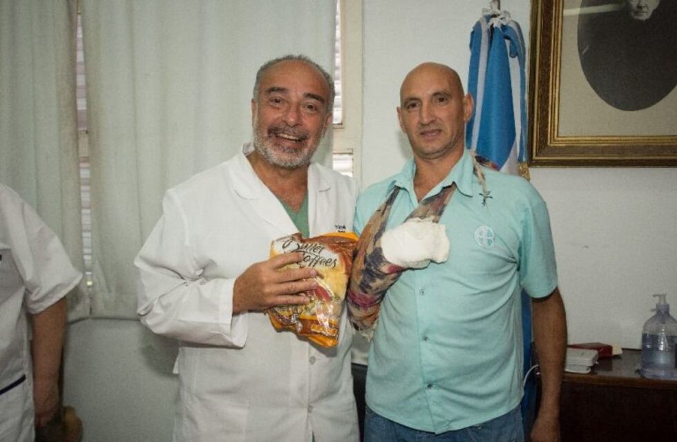 Primer re-implante de mano en el Hospital Tránsito Cáceres de Allende