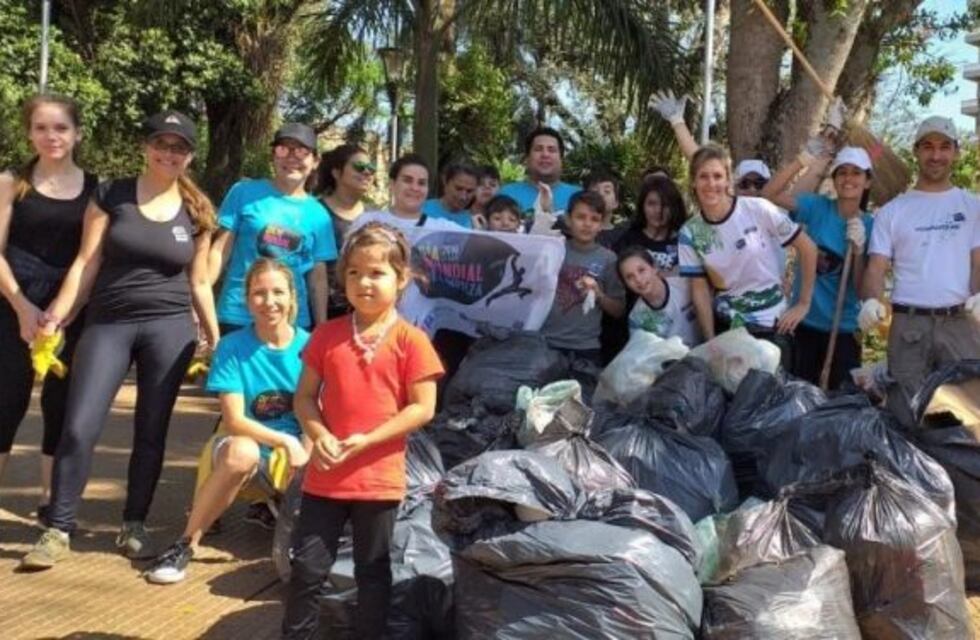 En Eldorado contribuyeron con el medio ambiente y se sumaron a la Jornada Mundial de la Limpieza