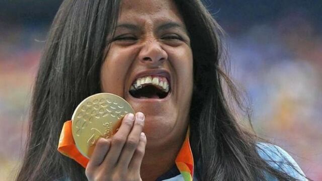Yanina Martínez, atleta paraparalímpica argentina\u002E (Archivo)