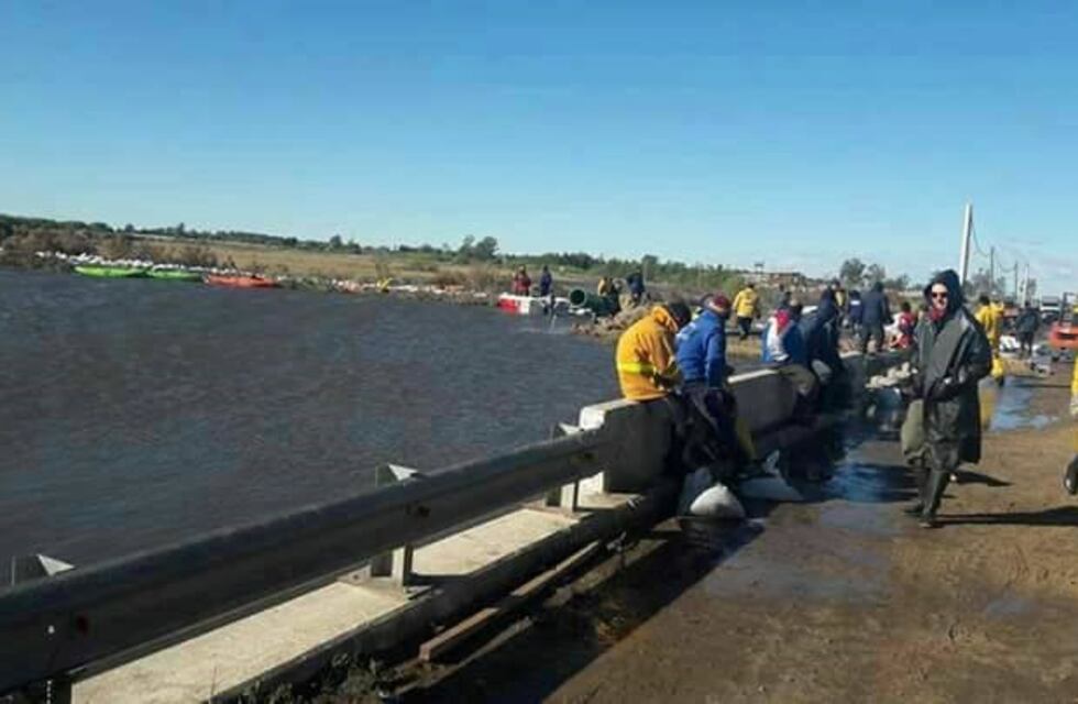 El agua bajó 12 centímetros en Melincué, pero podrían volver las lluvias