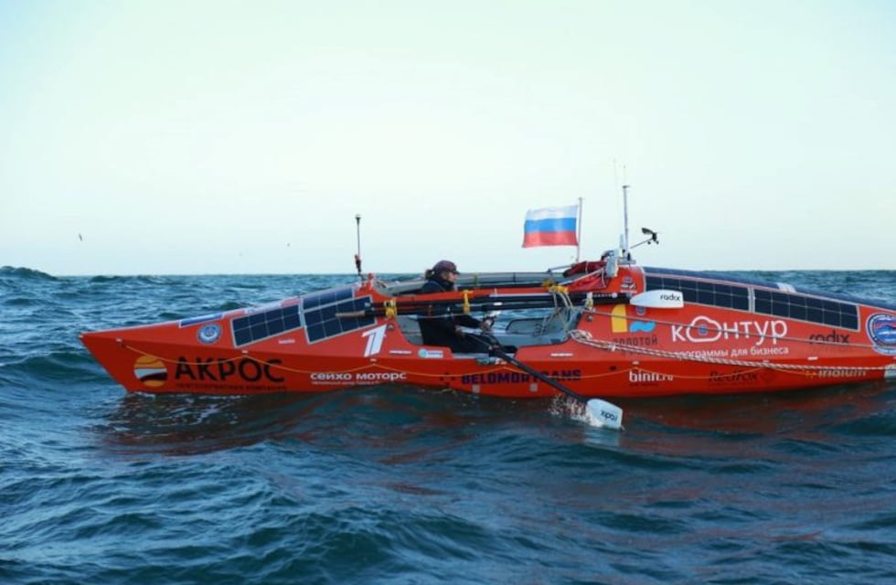 Kayakista ruso llegará a aguas fueguinas tras navegar 147 días por el océano Pacífico