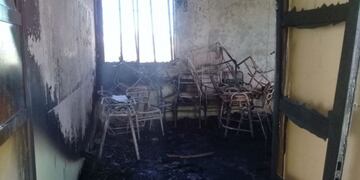 Incendio provocó cuantiosos daños en una escuela jujeña